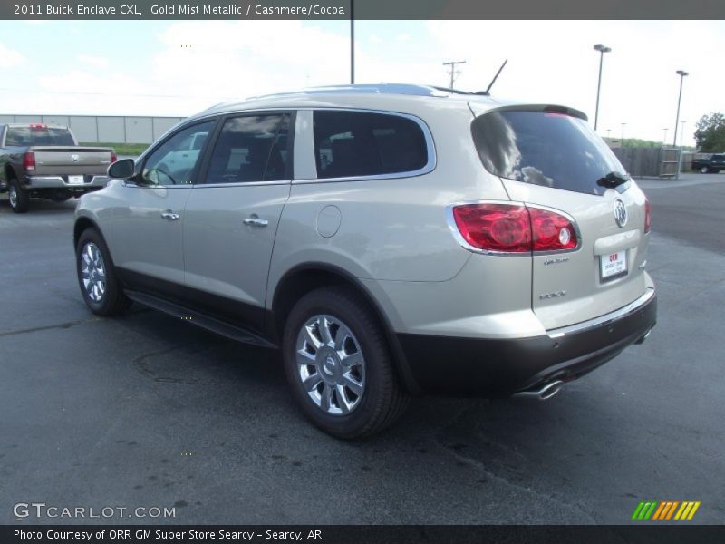 Gold Mist Metallic / Cashmere/Cocoa 2011 Buick Enclave CXL