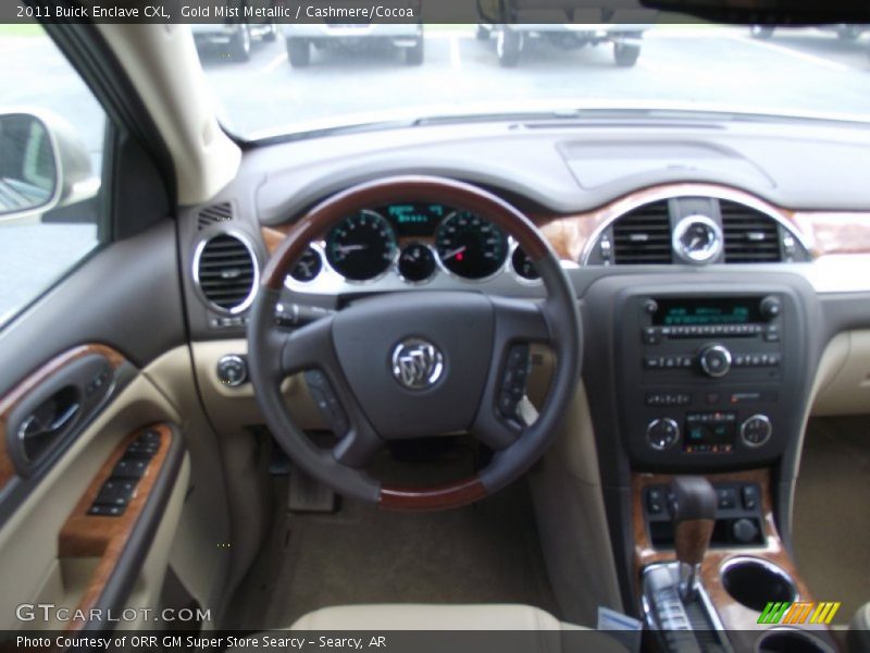 Gold Mist Metallic / Cashmere/Cocoa 2011 Buick Enclave CXL