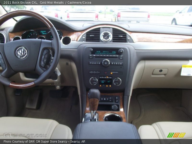 Gold Mist Metallic / Cashmere/Cocoa 2011 Buick Enclave CXL