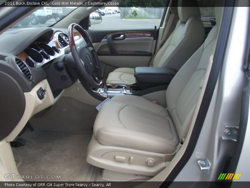 Gold Mist Metallic / Cashmere/Cocoa 2011 Buick Enclave CXL