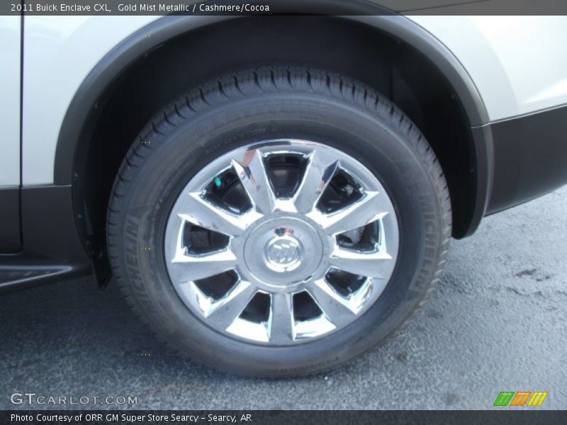 Gold Mist Metallic / Cashmere/Cocoa 2011 Buick Enclave CXL
