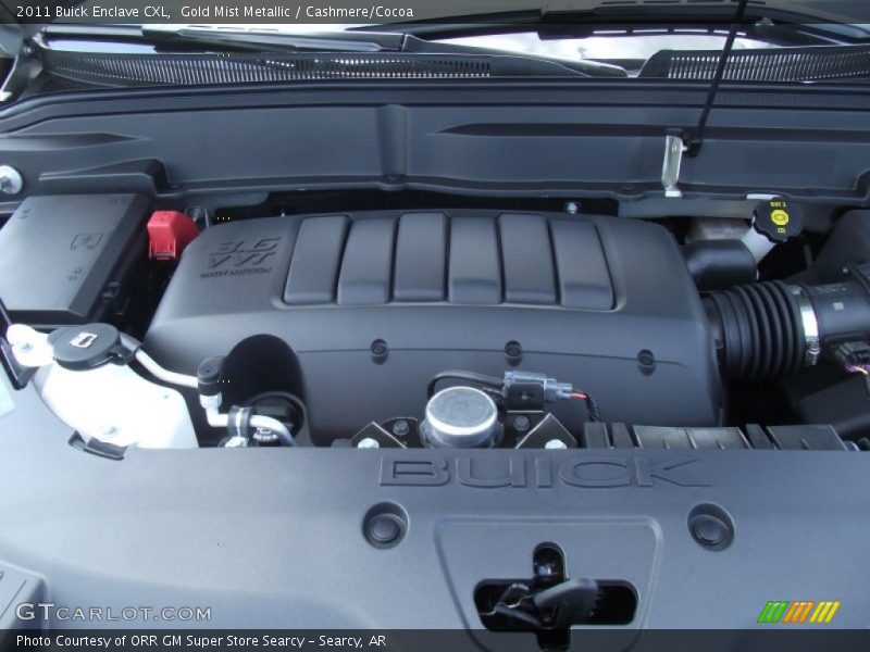 Gold Mist Metallic / Cashmere/Cocoa 2011 Buick Enclave CXL