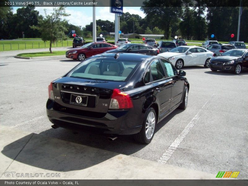 Black / Umbra/Calcite Leather 2011 Volvo S40 T5