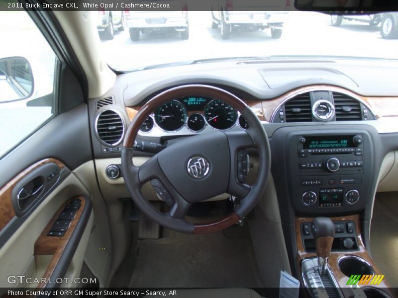 White Opal / Cashmere/Cocoa 2011 Buick Enclave CXL