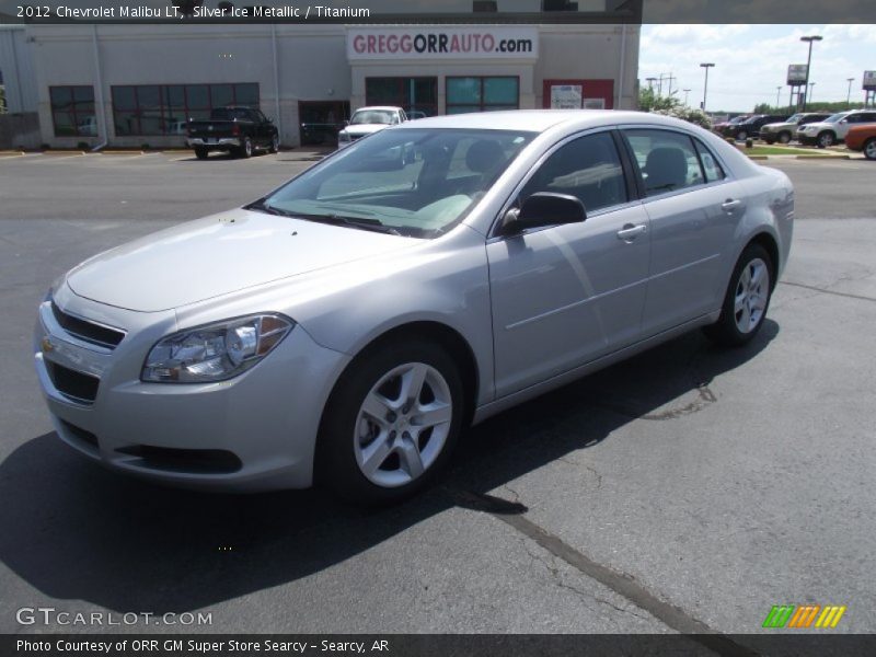 Silver Ice Metallic / Titanium 2012 Chevrolet Malibu LT