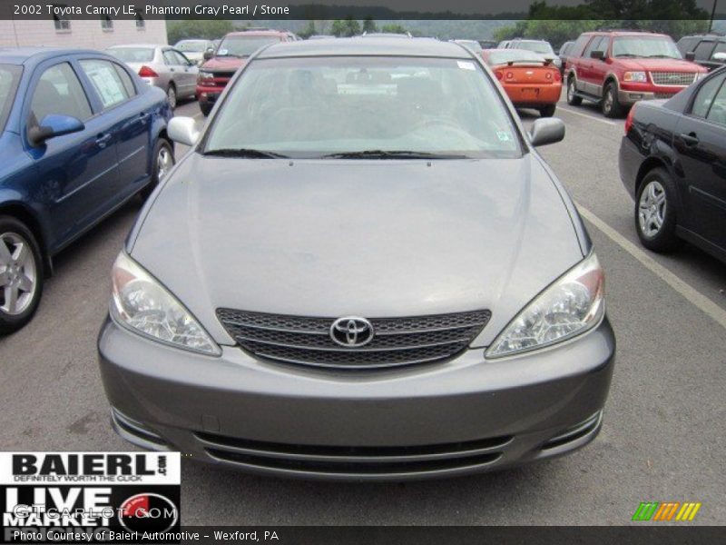 Phantom Gray Pearl / Stone 2002 Toyota Camry LE