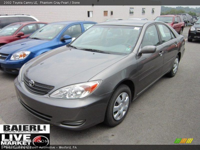Phantom Gray Pearl / Stone 2002 Toyota Camry LE