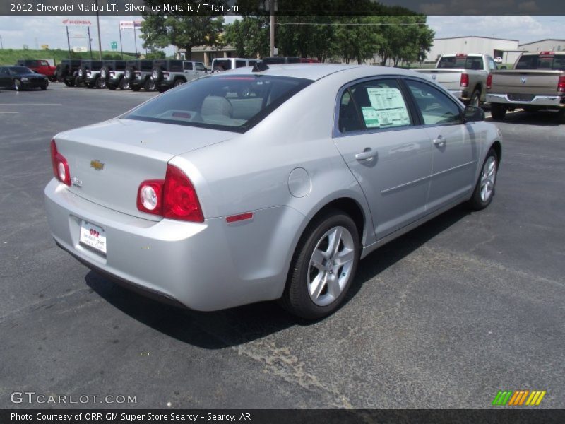 Silver Ice Metallic / Titanium 2012 Chevrolet Malibu LT