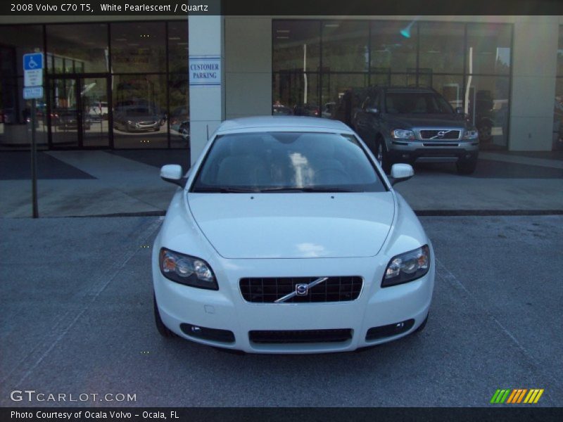 White Pearlescent / Quartz 2008 Volvo C70 T5