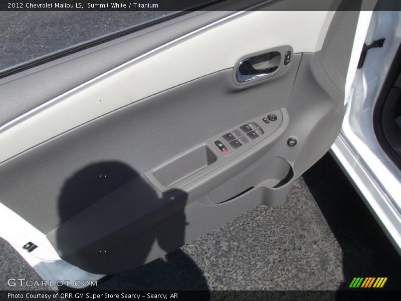 Summit White / Titanium 2012 Chevrolet Malibu LS
