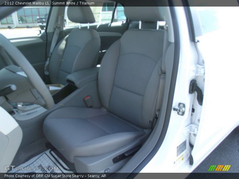 Summit White / Titanium 2012 Chevrolet Malibu LS