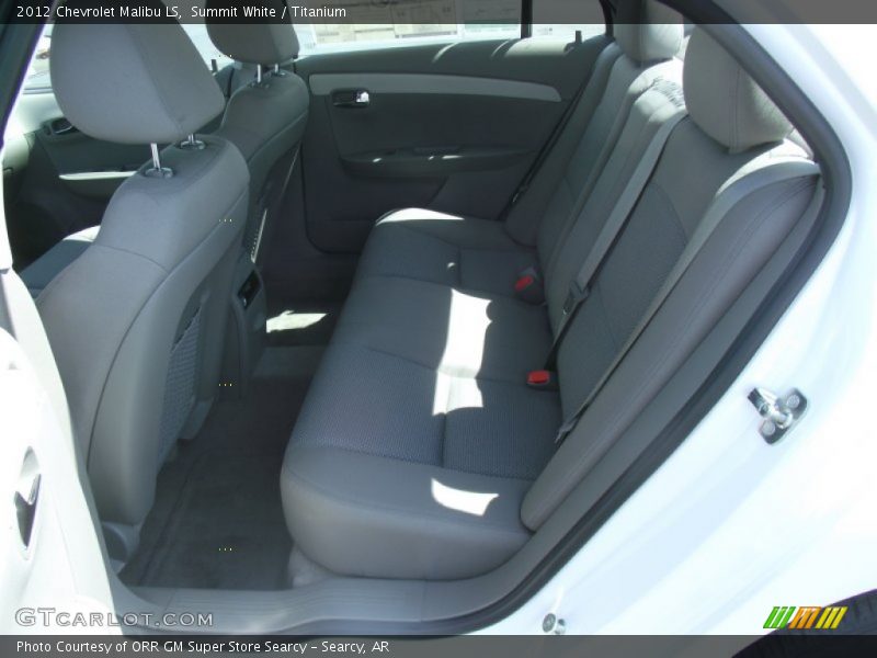 Summit White / Titanium 2012 Chevrolet Malibu LS