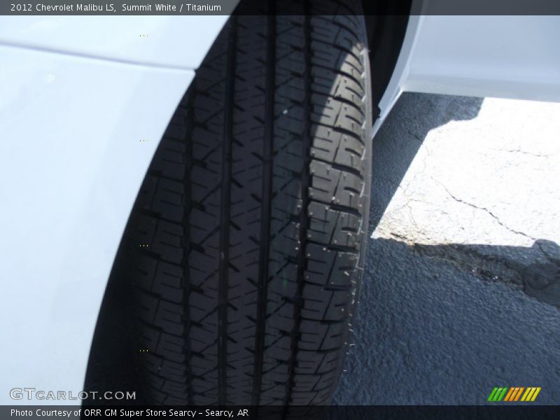 Summit White / Titanium 2012 Chevrolet Malibu LS