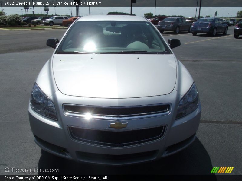 Silver Ice Metallic / Titanium 2012 Chevrolet Malibu LS