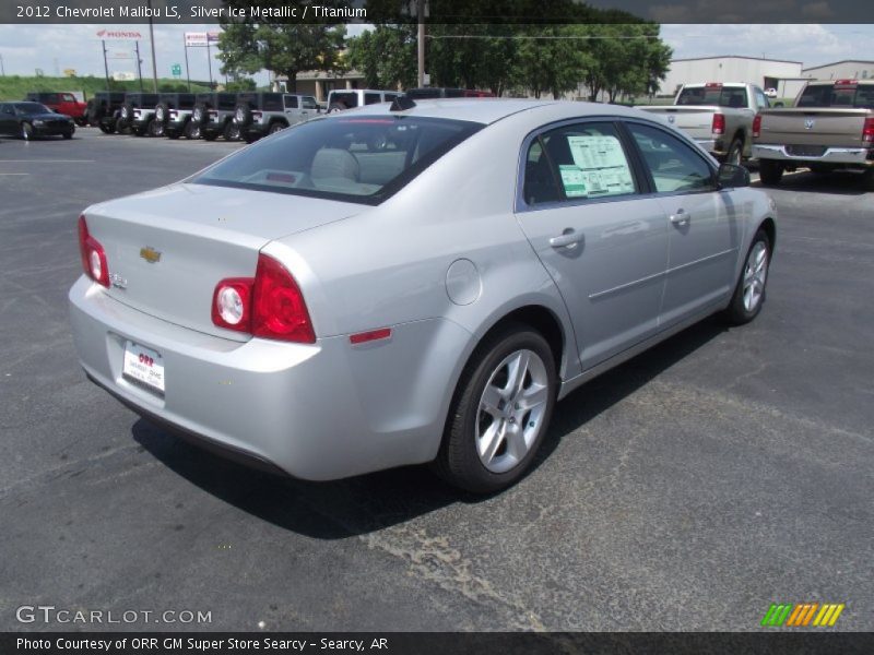 Silver Ice Metallic / Titanium 2012 Chevrolet Malibu LS