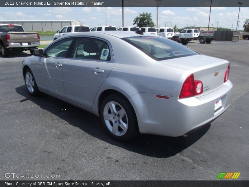 Silver Ice Metallic / Titanium 2012 Chevrolet Malibu LS