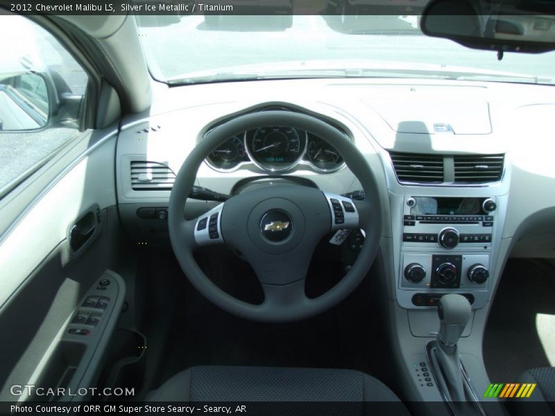 Silver Ice Metallic / Titanium 2012 Chevrolet Malibu LS