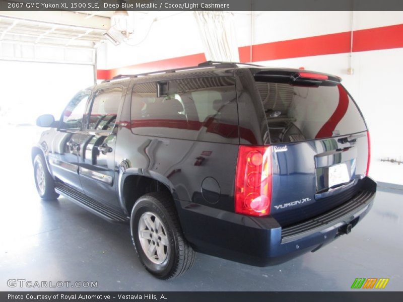 Deep Blue Metallic / Cocoa/Light Cashmere 2007 GMC Yukon XL 1500 SLE