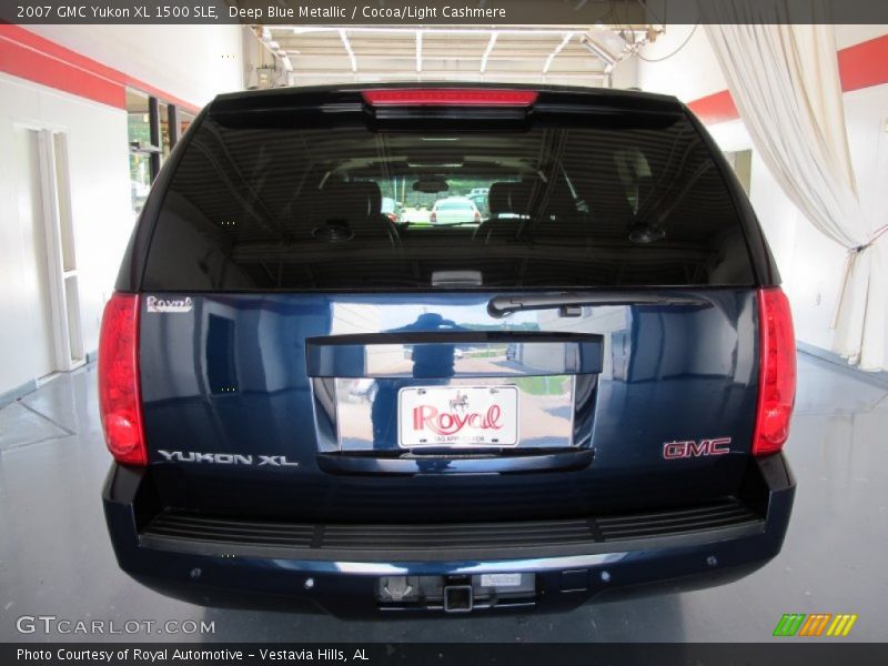Deep Blue Metallic / Cocoa/Light Cashmere 2007 GMC Yukon XL 1500 SLE
