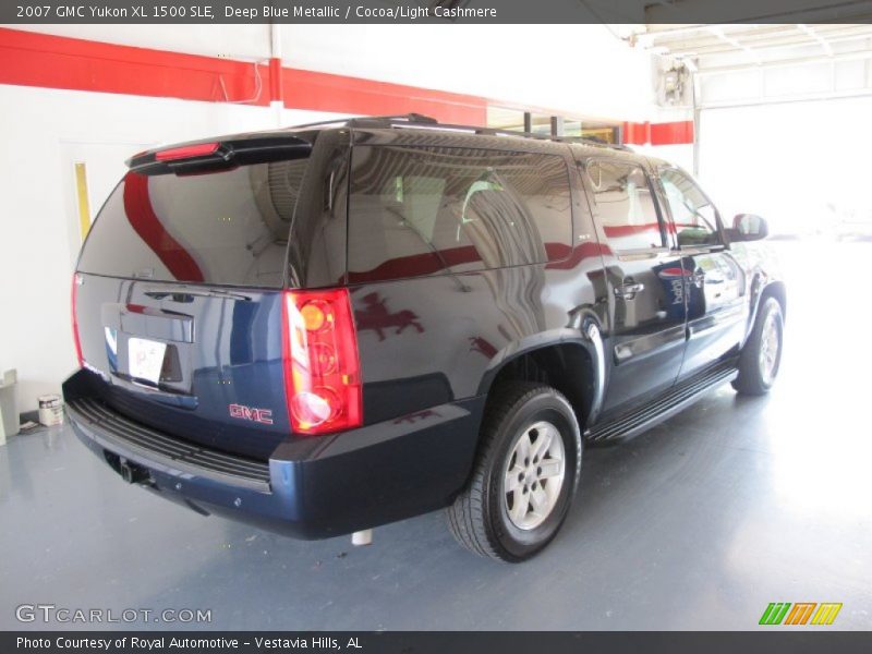 Deep Blue Metallic / Cocoa/Light Cashmere 2007 GMC Yukon XL 1500 SLE