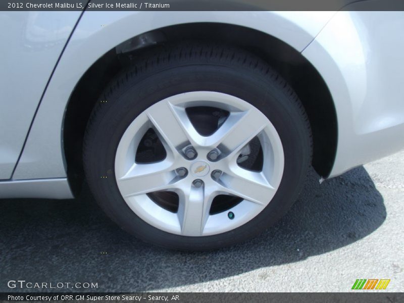 Silver Ice Metallic / Titanium 2012 Chevrolet Malibu LS