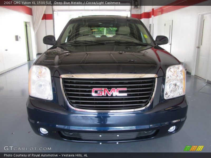 Deep Blue Metallic / Cocoa/Light Cashmere 2007 GMC Yukon XL 1500 SLE