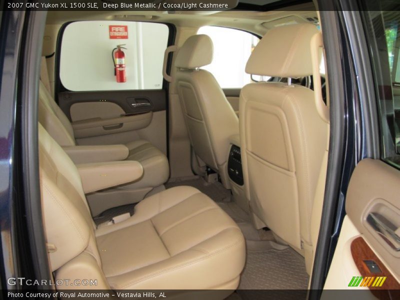 Deep Blue Metallic / Cocoa/Light Cashmere 2007 GMC Yukon XL 1500 SLE