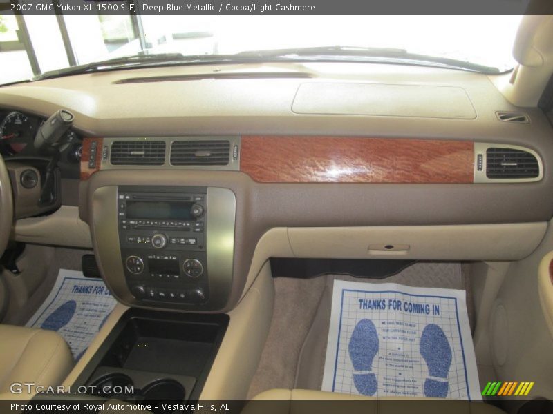 Deep Blue Metallic / Cocoa/Light Cashmere 2007 GMC Yukon XL 1500 SLE