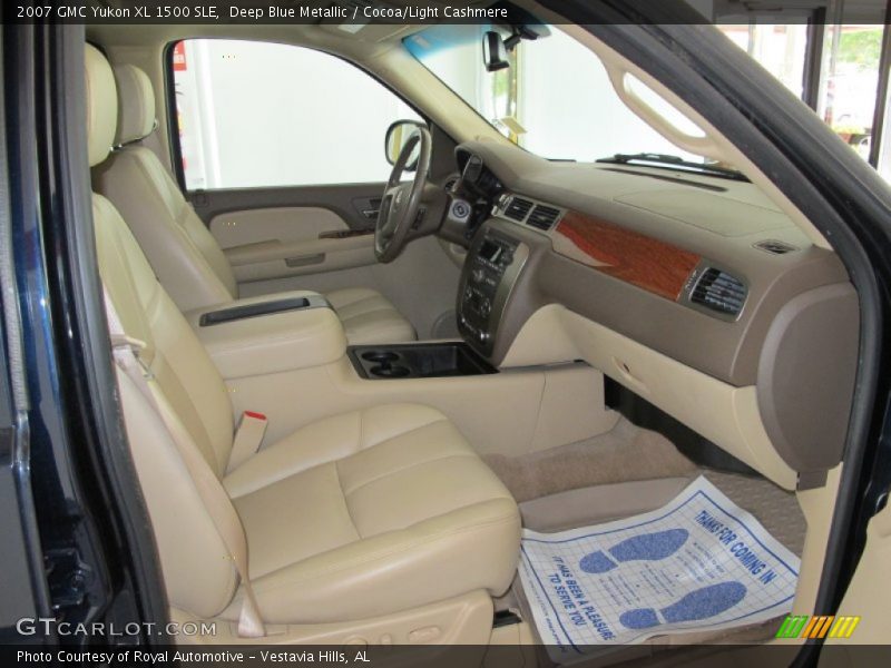 Deep Blue Metallic / Cocoa/Light Cashmere 2007 GMC Yukon XL 1500 SLE