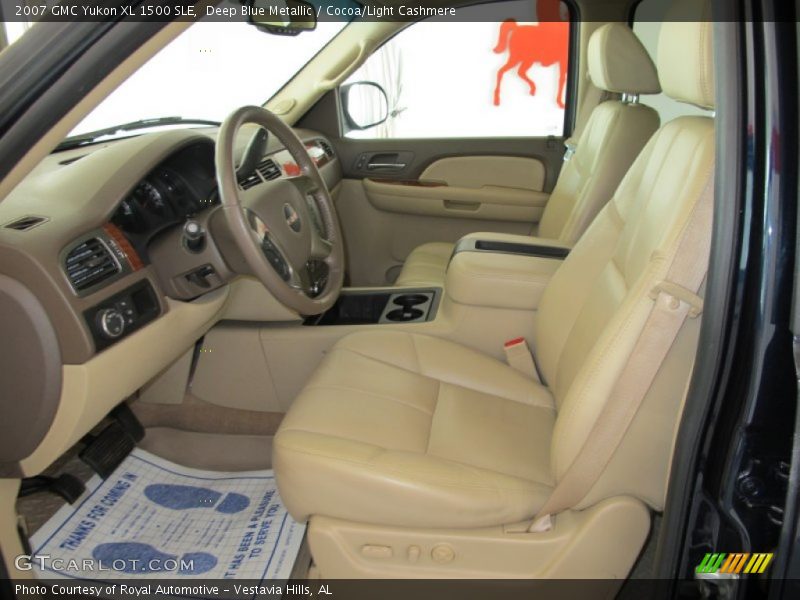 Deep Blue Metallic / Cocoa/Light Cashmere 2007 GMC Yukon XL 1500 SLE