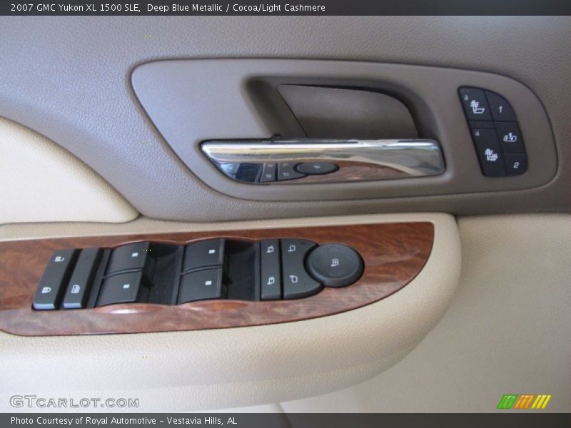 Deep Blue Metallic / Cocoa/Light Cashmere 2007 GMC Yukon XL 1500 SLE