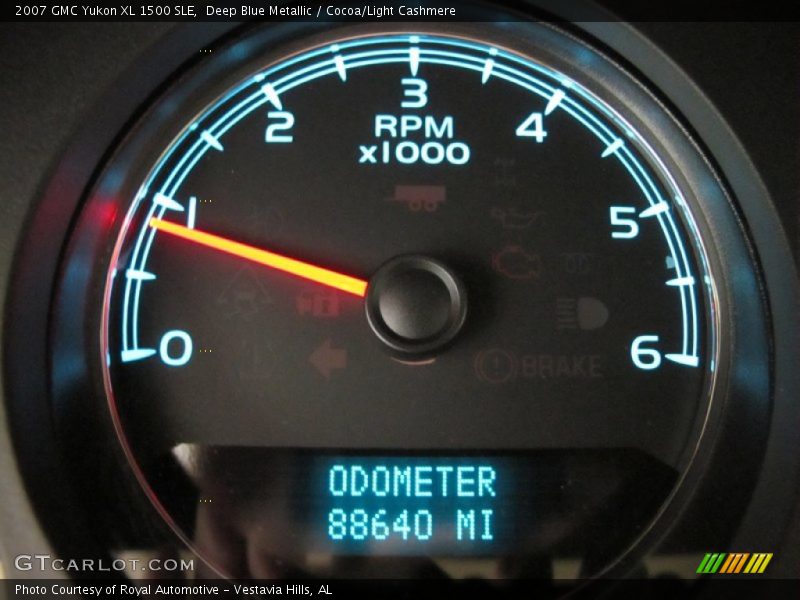 Deep Blue Metallic / Cocoa/Light Cashmere 2007 GMC Yukon XL 1500 SLE