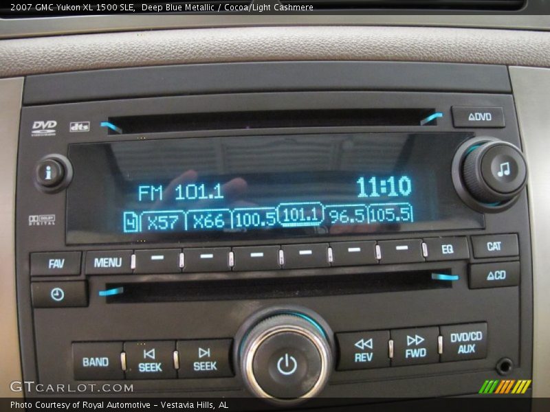 Deep Blue Metallic / Cocoa/Light Cashmere 2007 GMC Yukon XL 1500 SLE