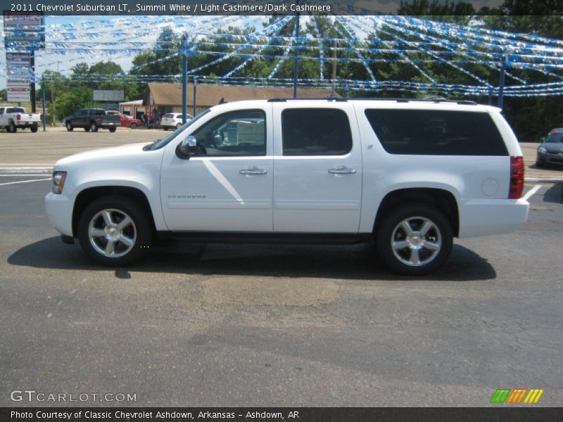 Summit White / Light Cashmere/Dark Cashmere 2011 Chevrolet Suburban LT
