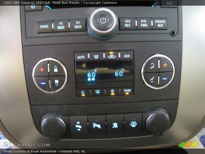 Deep Blue Metallic / Cocoa/Light Cashmere 2007 GMC Yukon XL 1500 SLE