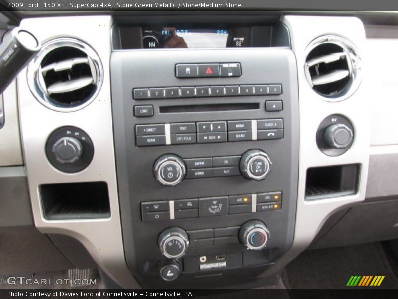 Stone Green Metallic / Stone/Medium Stone 2009 Ford F150 XLT SuperCab 4x4
