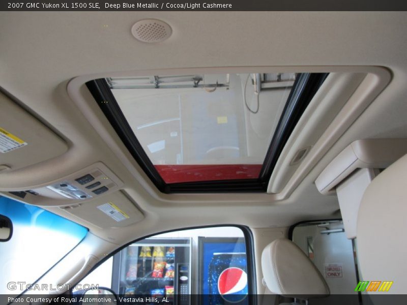 Deep Blue Metallic / Cocoa/Light Cashmere 2007 GMC Yukon XL 1500 SLE