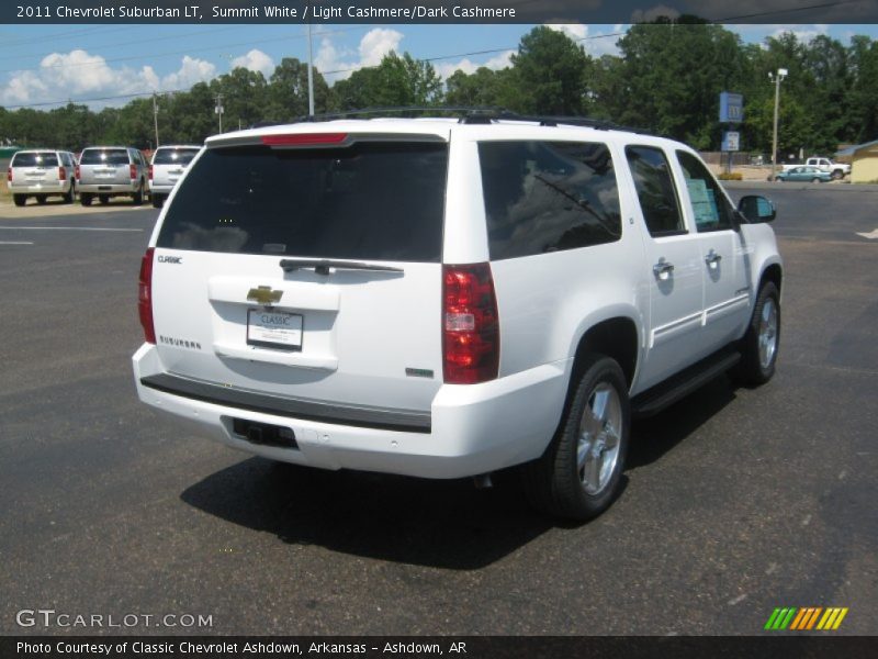 Summit White / Light Cashmere/Dark Cashmere 2011 Chevrolet Suburban LT