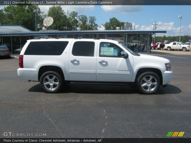 Summit White / Light Cashmere/Dark Cashmere 2011 Chevrolet Suburban LT