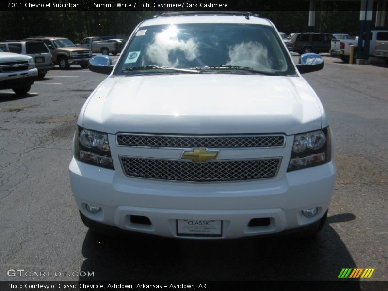 Summit White / Light Cashmere/Dark Cashmere 2011 Chevrolet Suburban LT