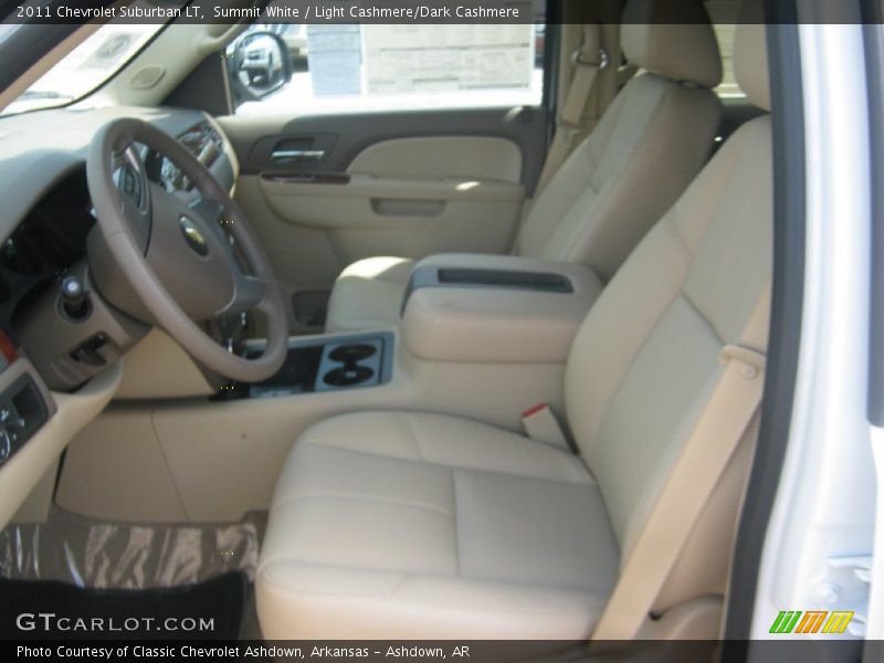 Summit White / Light Cashmere/Dark Cashmere 2011 Chevrolet Suburban LT