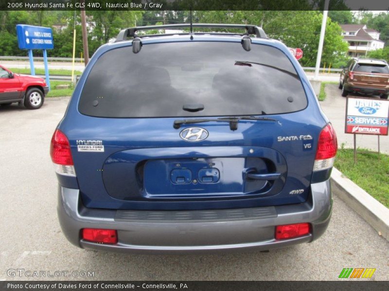 Nautical Blue / Gray 2006 Hyundai Santa Fe GLS 4WD