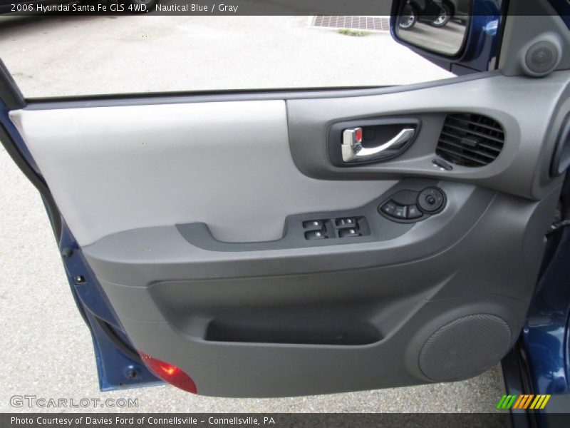 Nautical Blue / Gray 2006 Hyundai Santa Fe GLS 4WD