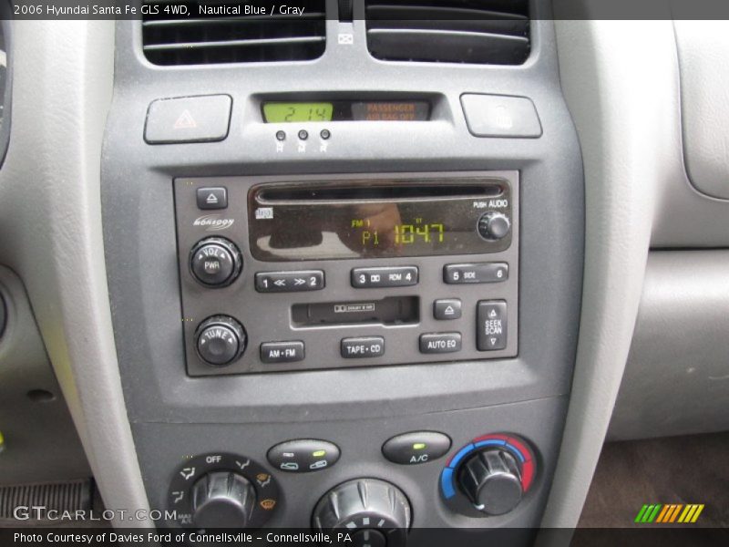 Nautical Blue / Gray 2006 Hyundai Santa Fe GLS 4WD