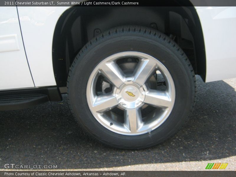 Summit White / Light Cashmere/Dark Cashmere 2011 Chevrolet Suburban LT