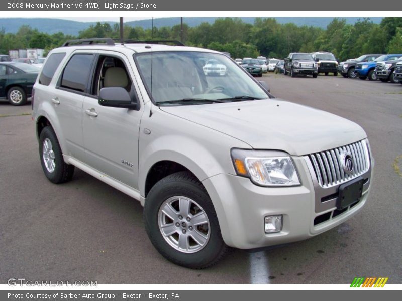 Light Sage / Stone 2008 Mercury Mariner V6 4WD