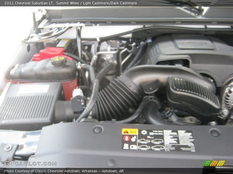 Summit White / Light Cashmere/Dark Cashmere 2011 Chevrolet Suburban LT