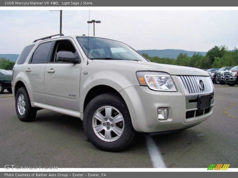 Light Sage / Stone 2008 Mercury Mariner V6 4WD