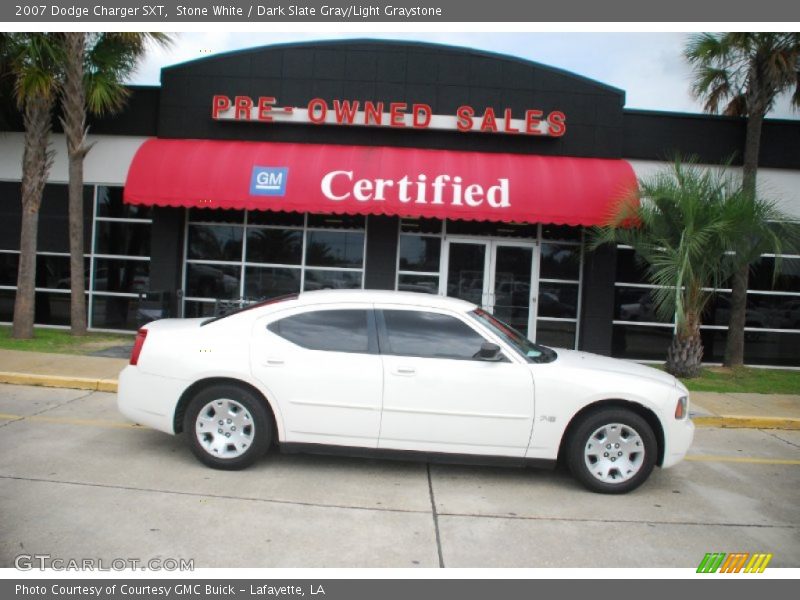 Stone White / Dark Slate Gray/Light Graystone 2007 Dodge Charger SXT