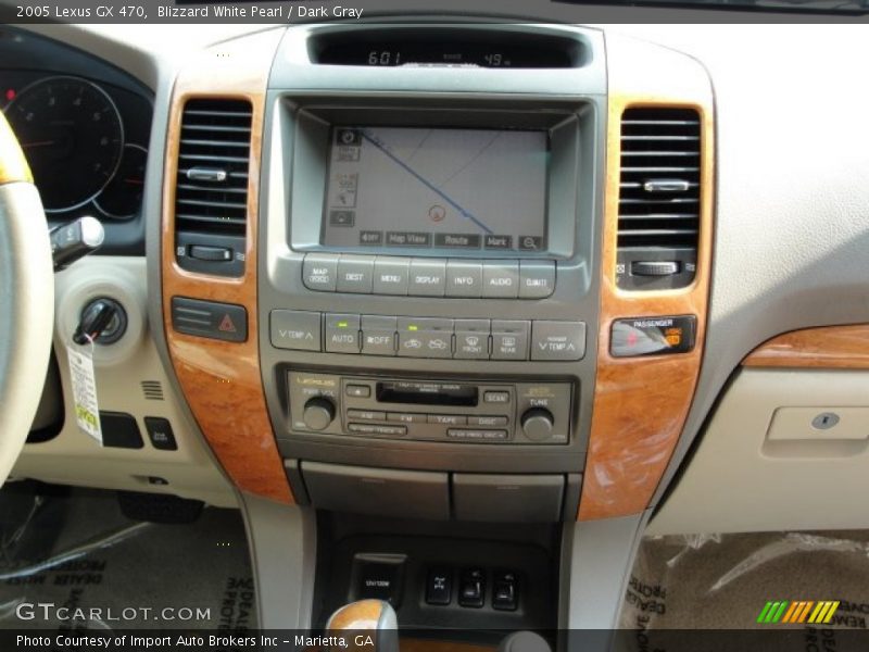 Blizzard White Pearl / Dark Gray 2005 Lexus GX 470